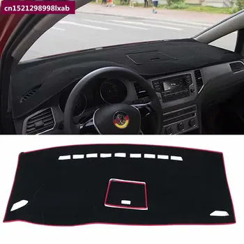 

Car Styling Covers Dashmat Dash Mat Dashboard Cover Carpet for Volkswagen VW Golf Sportsvan SV 2015 2016 2017 2018 2019 2020