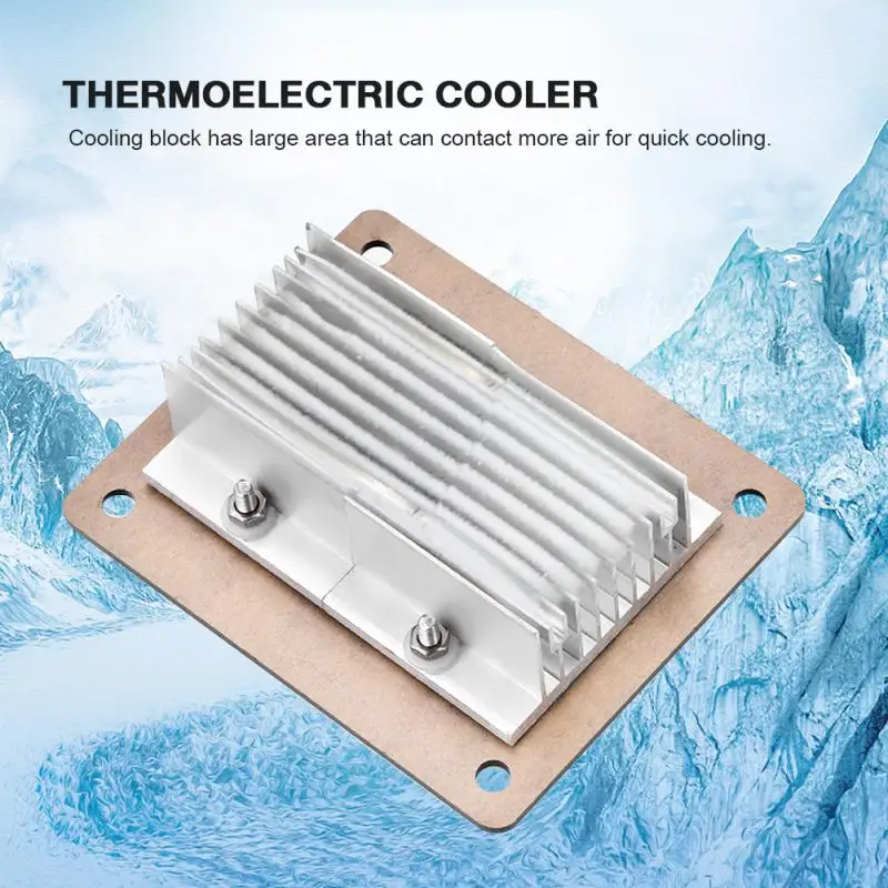

1 PC Thermoelectric Cooler Thermoelectric Cooler Semiconductor Refrigeration Cooling Device 14A 12V DIY Mini Fridge