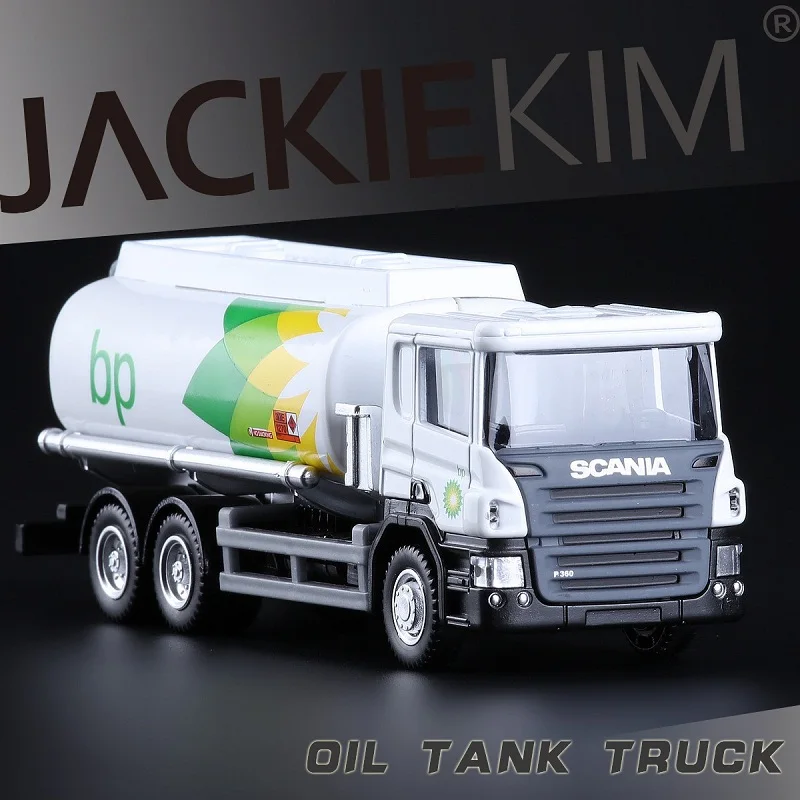 

High Simulation Exquisite Diecasts&Toy Vehicles: RMZ city Car Styling MAN Oil Tank Truck 1:64 Alloy Diecast Trick Model Toy Car