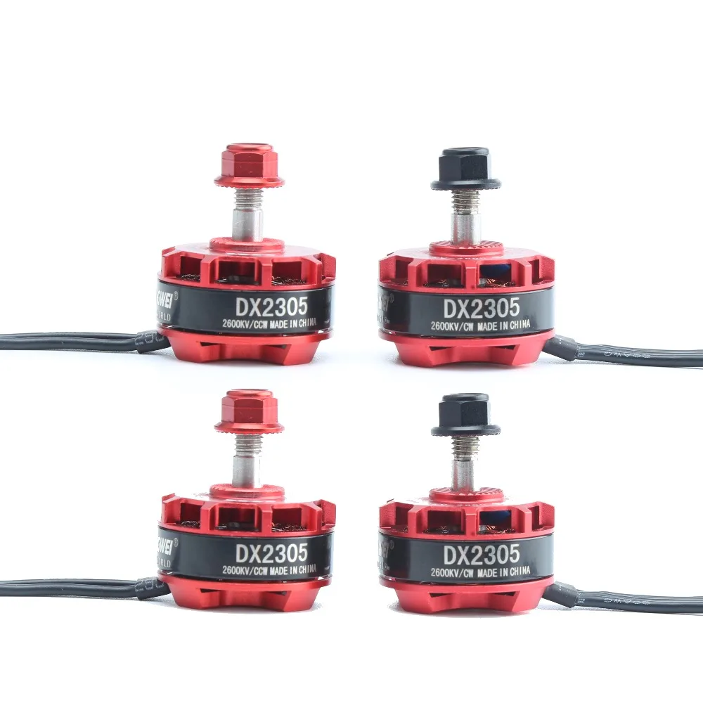 

4Pcs Racing Edition 2305 DX2305 2600KV 2-4S Brushless Motor For X210 X220 250 RC Drone FPV Racing