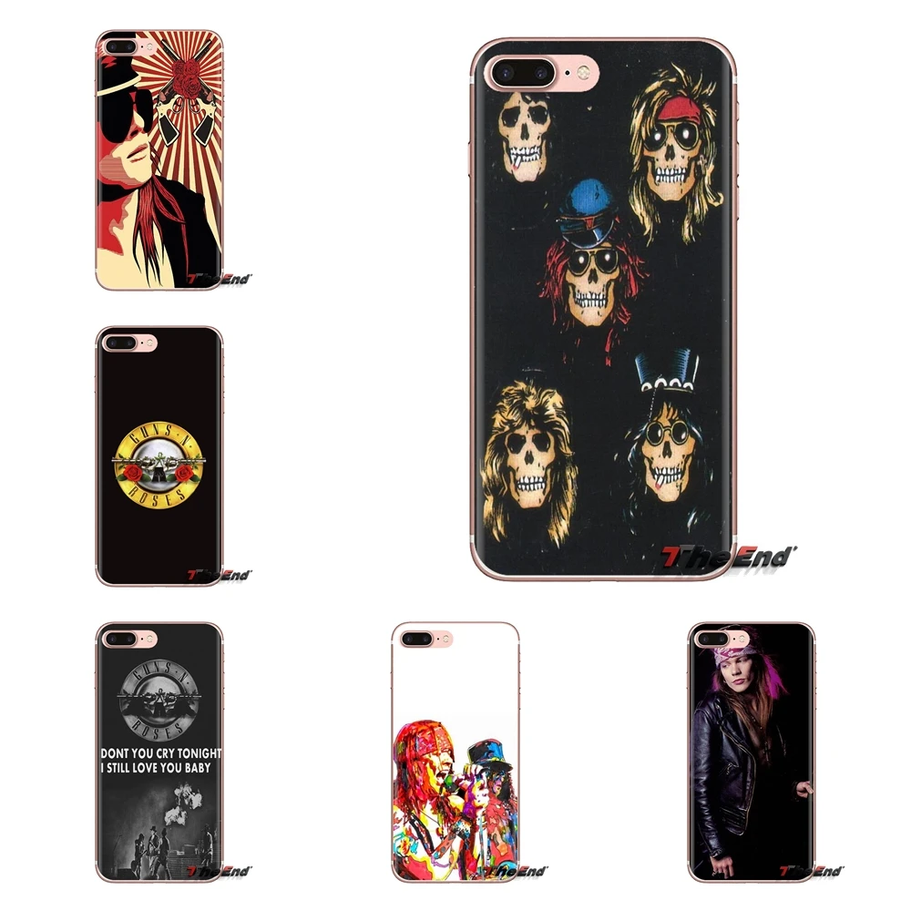 Мягкий прозрачный чехол для Samsung Galaxy A3 A5 A7 A9 A8 Star A6 Plus 2018 2015 2016 2017 Guns'N Roses Axl Rose fan club