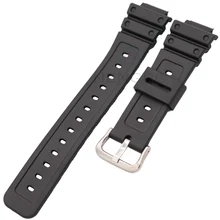 Watchband 16mm Rubber Watch Strap High Qualit Men Sports Silicone Band For Casio 5600 Series Watch Accessories