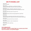 RC1900 télécommande pour OKI TV 16, 19, 22, 24, 26, 32 pouces, 37,40,46 