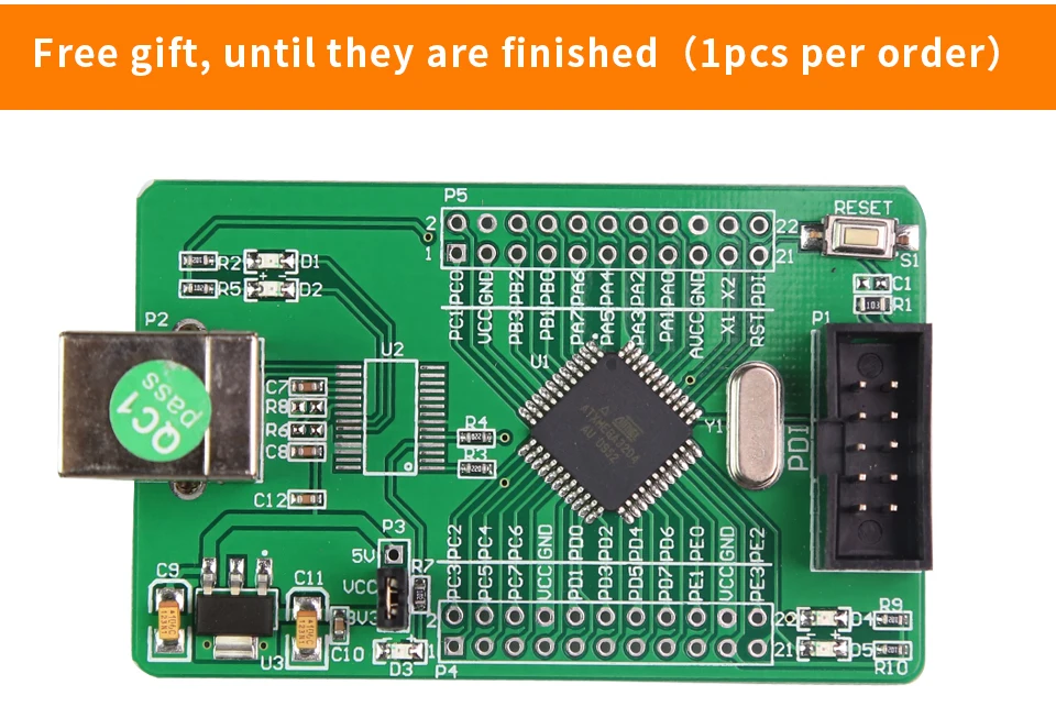 ATxmega PDI Эмулятор программист ATXMEGA128A1U 256A3U 64A3U ATXMEGA32A4U ATXMEGA32D4 AVR JTAGICE MKII