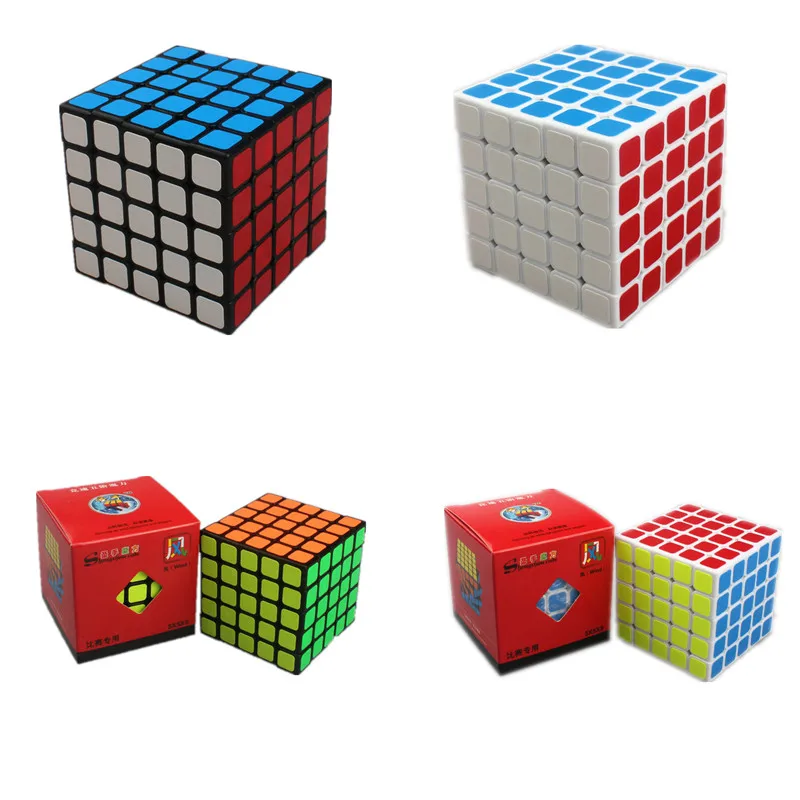 Shengshou Ветер Magic 5x5x5 Головоломка Куб 5*5*5 Скорость 64 мм площадь Cubo Magico Подарок Детям