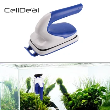 

CellDeal Fish Tank Cleaner Brush, Floating Aquarium Magnetic Fish Tank Glass Window Algae Scraper Cleaner Brush Tools