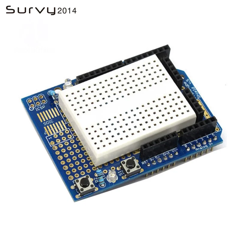 Мега 2560 R3 прототип Прототип Щит V3.0 Плата расширения + мини макет pcb 170 галстуком