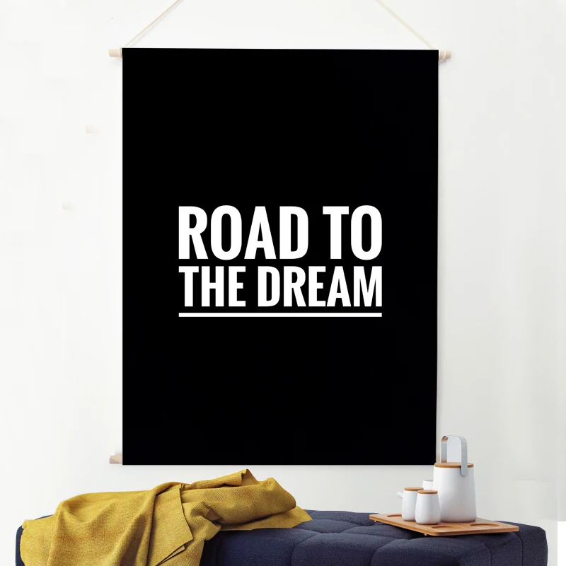 Дорога к мечте Холст плакат с вешалки принтер для ткани Куадрос Decoracion Стены Картинка на холсте на стену фотографии для Гостиная