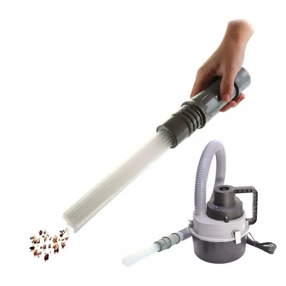 

Universal Vacuum Attachment Dust Daddy Small Suction Brush Tubes Cleaner Remover Tool Cleaning Brush for Air Vents Keyboards
