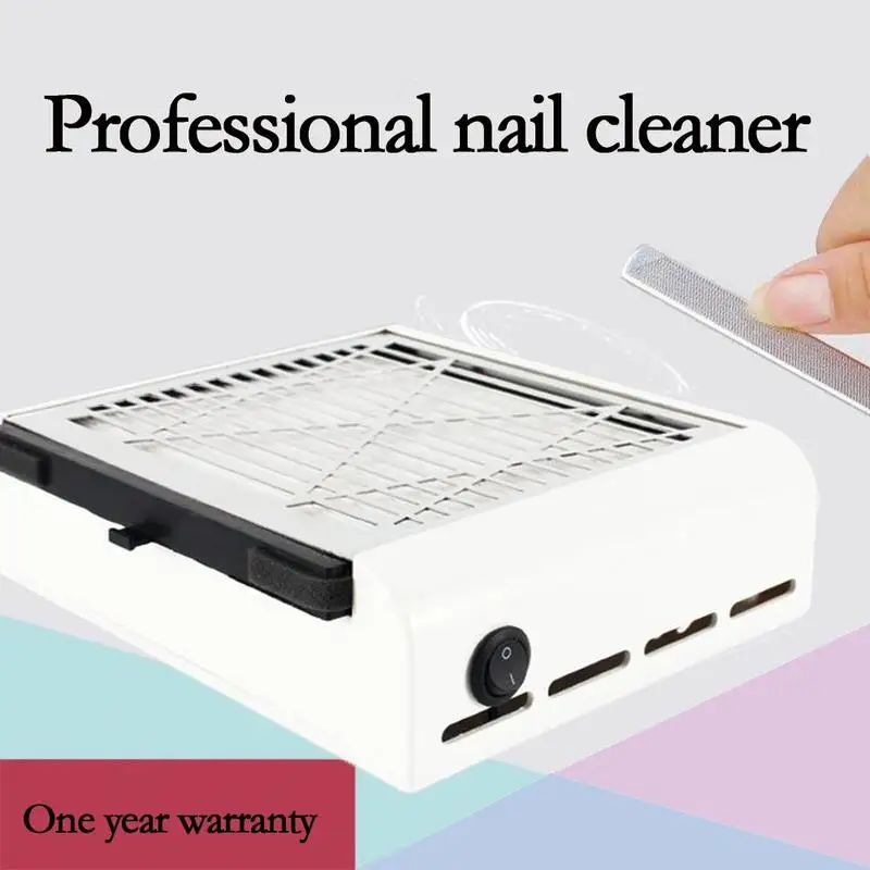 

40W Nail Suction Dust Collector Large Size Strong Nail Vacuum Cleaner Machine Low Noisy Nail polisher vacuum cleaner