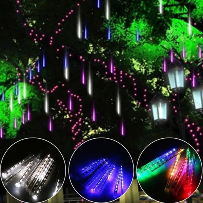Buy 110 220V LED Waterproof Meteor Shower Tube Light