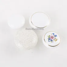 High Quality 10PCS/lot Ceramic Rural Style Bedroom Cupboard Cabinet Knobs Door Drawer Furniture Handle Pulls Home Improvement