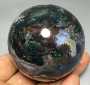 

371g NATURAL OCEAN JASPER QUARTZ CRYSTAL BALL HEALING crystals healing stones