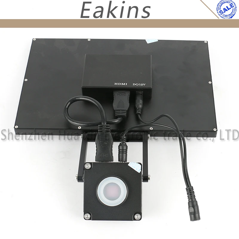Промышленный микроскоп 16MP 1080 P HDMI VideoCamera карты памяти видео Регистраторы + 10 "HD IPS ЖК-дисплей монитор + 100X c-Крепление объектива