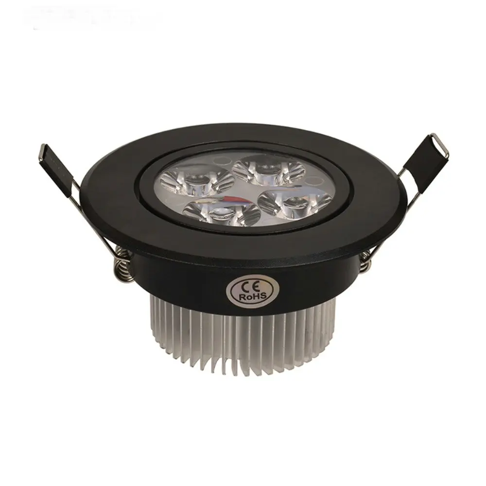 3W-4W-5W-Led-Downlight-Dimmable-110V-220V-Black-Shell-Round-Ceiling-Recessed-Spot-led-Light