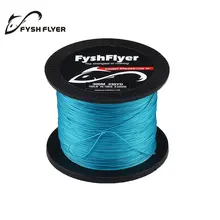 FyshFlyer; 4X-PE плетеная рыболовная леска-300 м(330 ярдов) премиум качества; 100LB, 14# супер сила; прочный-серый, синий, зеленый