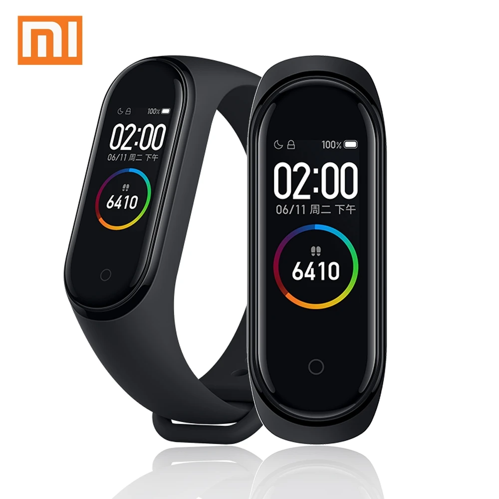 

Original Xiaomi Mi Band 4 Smart Bracelet Heart Rate Fitness 5ATM Waterproof 0.96'' AMOLED Color Touch Screen NFC Mi Band 4