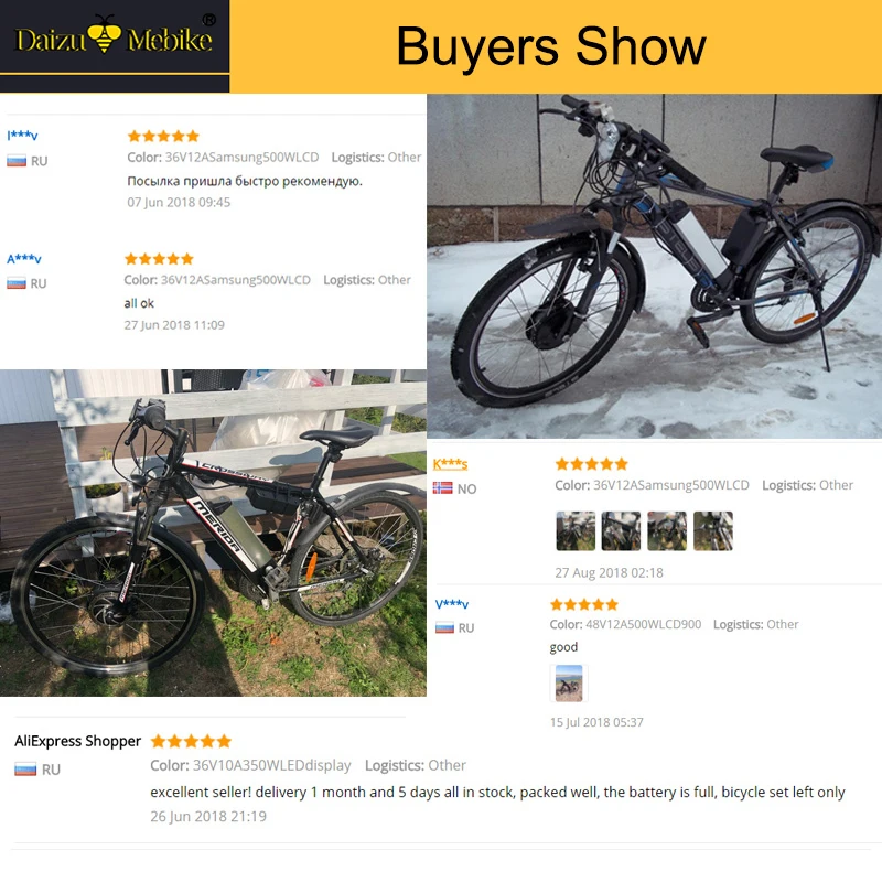 Бесщеточный мотор Ebike 36 в 500 Вт комплект для горного велосипеда с литиевой