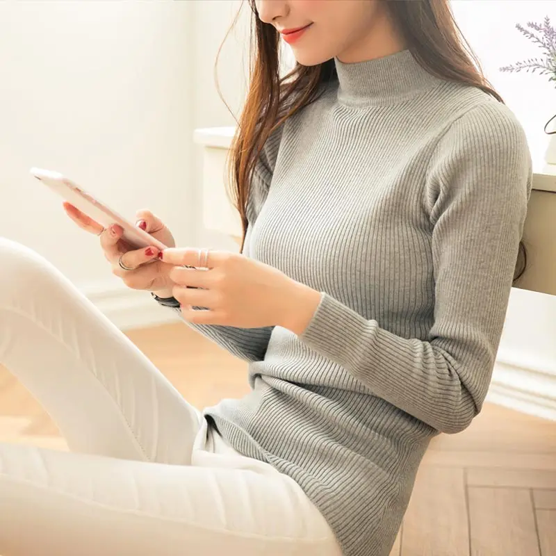 2018 new fashion winter pullover women sweater long sleeve