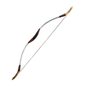 

45lbs Recurve Bow Traditional Ming Dynesty Longbow for Carbon/Fiberglass Arrow Hunting Target Shooting