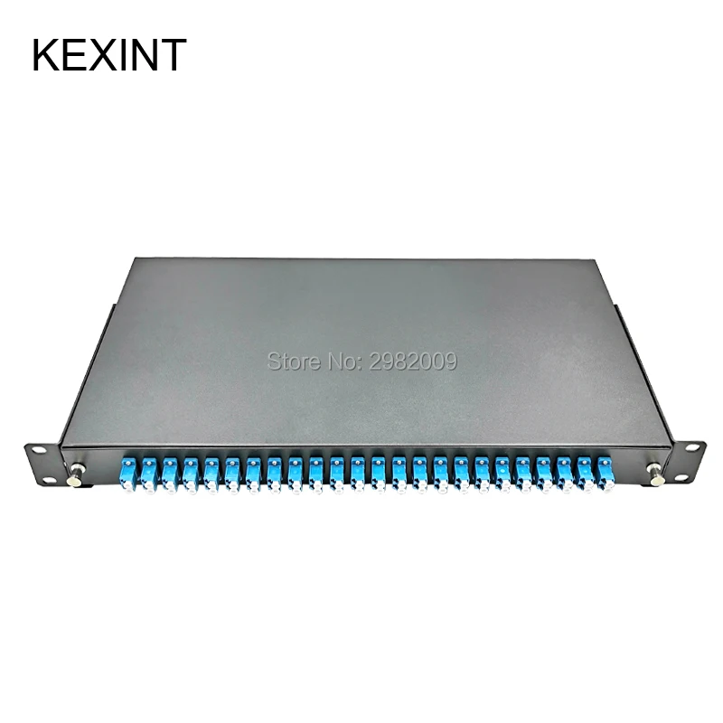 1u Rackmount Fiber Optic 24 Port Patch Panel Optical Cable