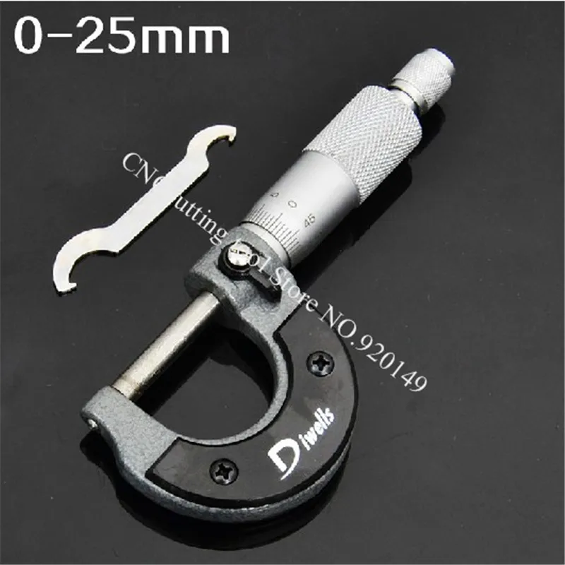 Free shipping! micrometer 25mm spiral micrometer instrument mechanical