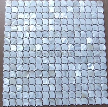 fish scale fan shape shell mosaic mother of pearl tiles natural color kitchen backsplash bathroom shell mosaics tile