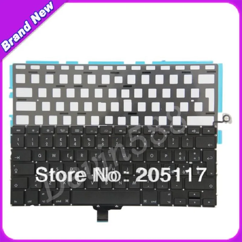 

NEW 13" Italian Keyboard With Backlight For Macbook pro A1278 MB466 MB990 MC700 MC374