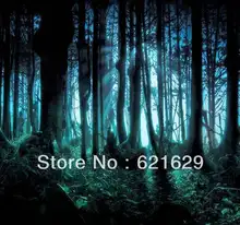 Dense woods 8’x8′ CP Computer-painted Scenic Photography Background Photo Studio Backdrop ZJZ-547
