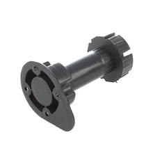 Горячая регулируемая высота черный пластиковый шкаф ножки