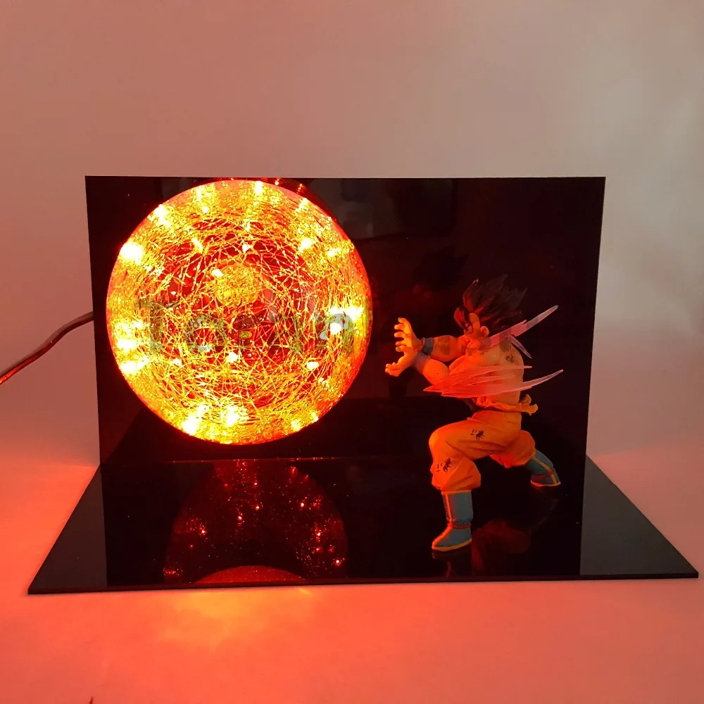 Buy Dragon Ball Z Goku Super Saiyan Action Figures Kaiouken Led Light