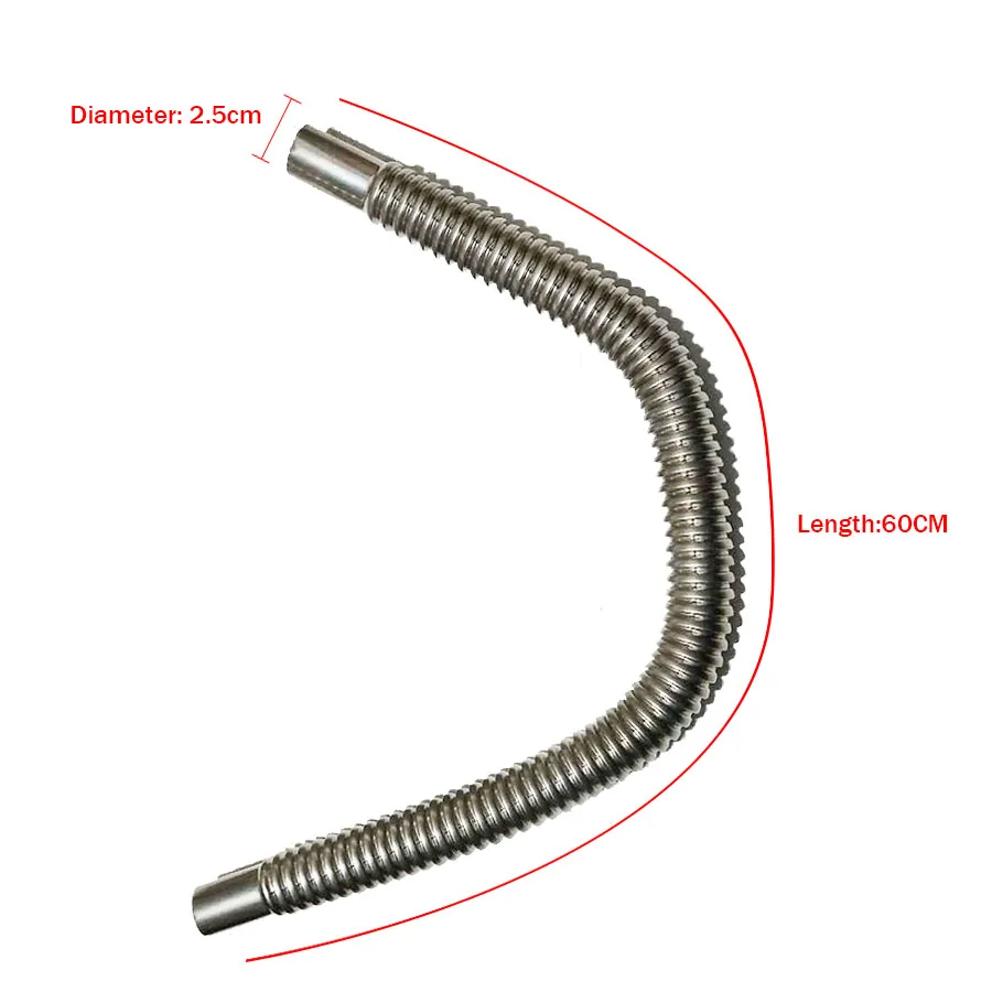 60cm Exhaust Pipe Diameter 2.5cm Gas Vent for Air Diesel Parking Heater