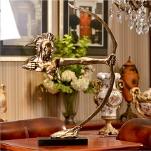 D креативный Европейский стиль древнего индийского нападающего домашнего интерьера Высококачественная Смола украшения Скульптура ручной работы украшения