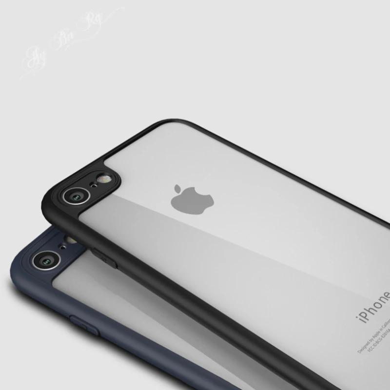 سامسونج ضئيلة لينة حقيبة لهاتف أي فون Xs ماكس XR X 7 6 6 S 8 زائد 5 5 S SE حافظة كمبيوتر شفافة عودة غطاء ماتي واقي TPU إطار الحالات