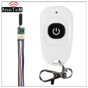 

RF Wireless Remote Control Switch 433mhz Transmitter Receiver 3.7v 5v 6v 9v 12v Battery Power Mini Small Relay Controller Module