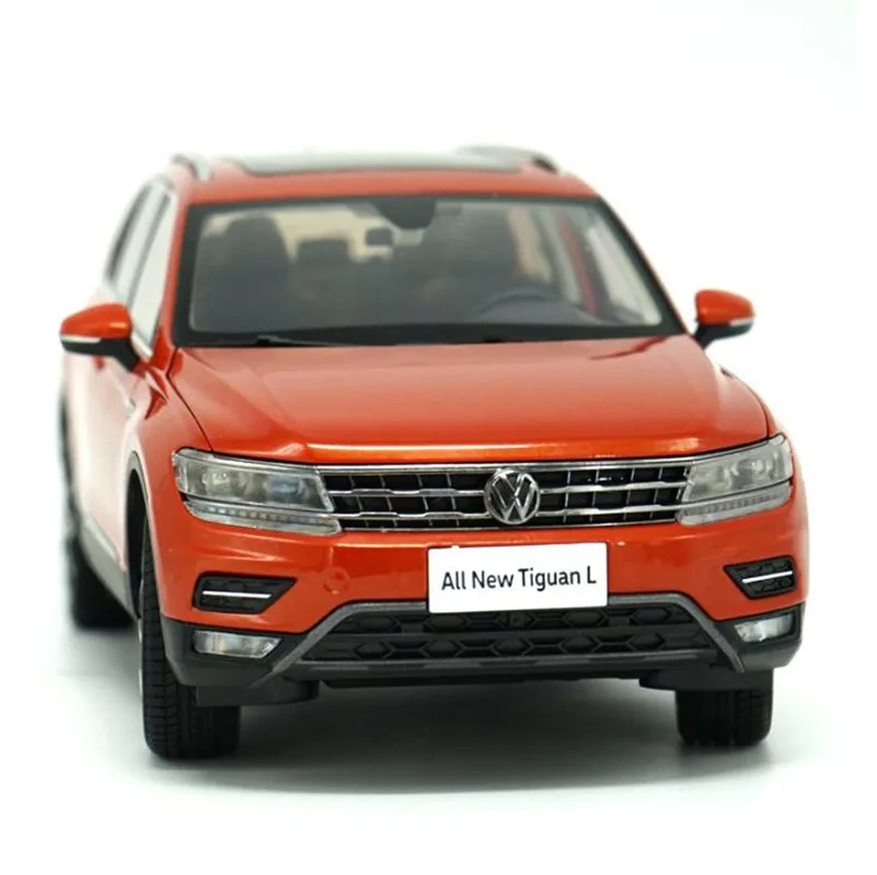 Оригинальная усовершенствованная коллекция tiguan l 1:18 игрушечная машинка из