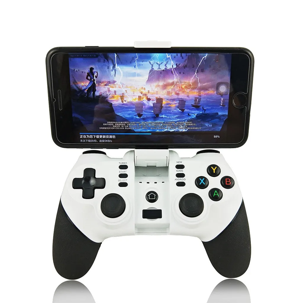 Bluetooth Gamepad Game Controller Joypad Direct Play PUBG iOS/Android Universal Mobile Gaming Trigger L1R1 Button Game Shooter