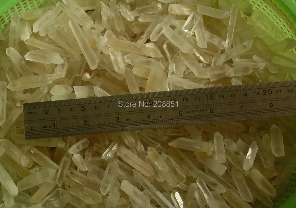 NATURAL CLEAR QUARTZ CRYSTAL POINTS ORIGINAL, Crystal Seeds.Free Shipping