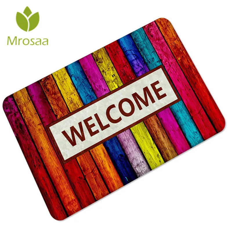 ГОРЯЧИЙ современный резиновый пол домашняя входная дверь Добро пожаловать коврик ковер открытый смешной коврик для входной двери Противоскользящий коврик для спальни