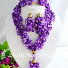 Модные вечерние свадебные коралловый комплект ювелирных изделий LK-821