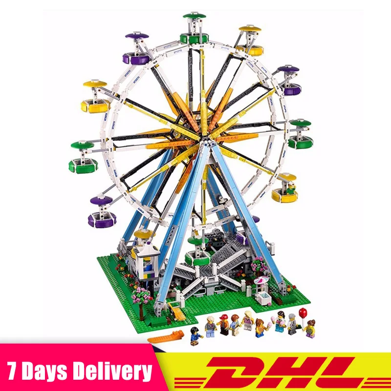 

IN Stock Lepin 15012 City Expert Ferris Wheel Model Building Assembling Block Bricks Compatible LegoINGlys 10247 Educational Toy