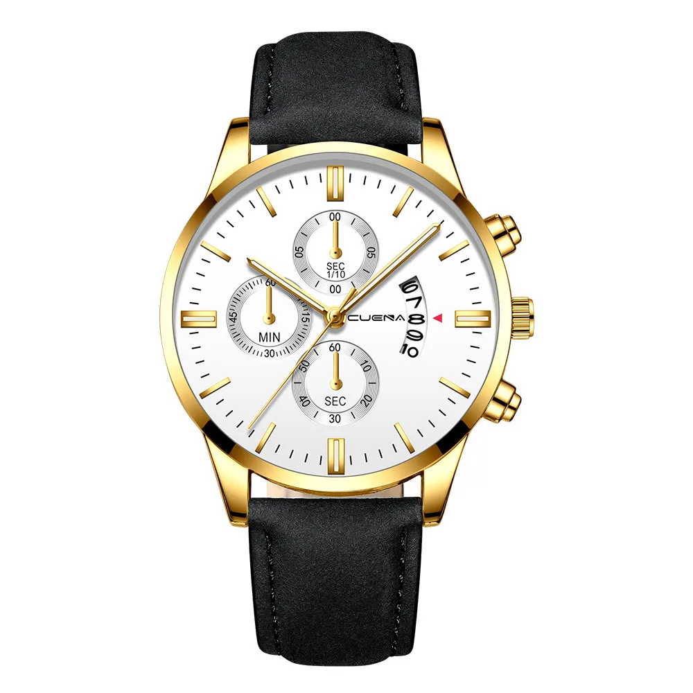 Man Crystal Stainless Steel Sport Analog Quartz Wrist Watch Top Brand Luxury Mens Business Sport Watch relogio masculino USPS -