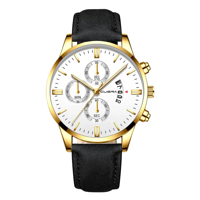 Man Crystal Stainless Steel Sport Analog Quartz Wrist Watch Top Brand Luxury Mens Business Sport Watch relogio masculino USPS -
