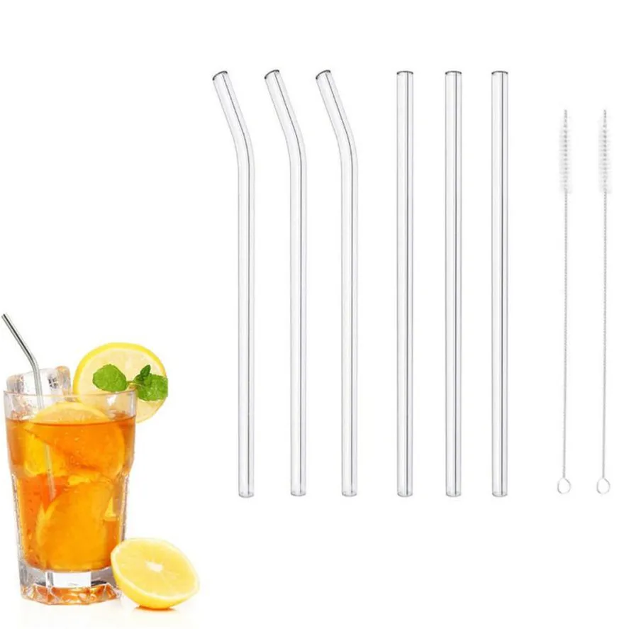 Buy 6PCS Drinking Straws High Quality Long Reusable