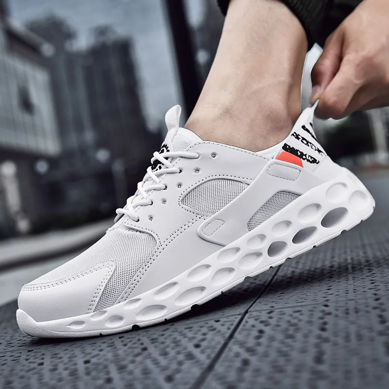 

Rommedal Summer outdoor sport jogging trainer men's casual shoes air mesh lightweight solid shockproof leisure sneakers footwear