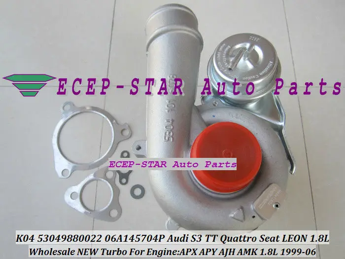 K04 53049700020 53049880020 06A145704P Турбокомпрессор Для Audi S3 TT Qua-ttro для Seat LEON 1,8 T 99-06 APX APY AJH AMK 210HP