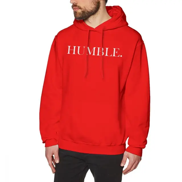 Humble Hoodie HUMBLE Kendrick Lamar Hoodies Mens Outdoor Pullover Hoodie Long Length Cotton