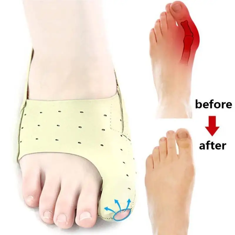 

1Pcs Hallux Valgus Orthotics Thumb Corrector Toe Separators Hallux Deformity Aligner Toes Support Bunion Care Bandage Foot Care