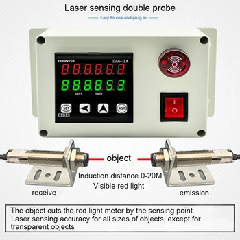 

Electronic Digital Display Industrial Conveyor Belt Pipeline Pointer Intelligent Meter Infrared Ray