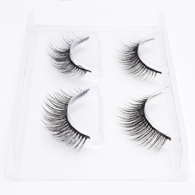 LEHUAMAO 2 Pairs 3D Mink Lashes Natural Long False Eyelashes Dramatic Volume Fake Lashes Makeup Eyelash Extension Silk Eyelashes LEHUAMAO 2 Pairs 3D Mink Lashes Natural Long False Eyelashes Dramatic Volume Fake Lashes Makeup Eyelash Extension Silk Eyelashes